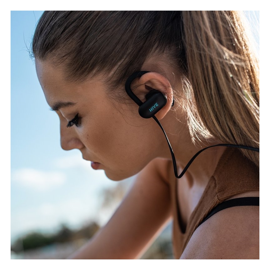 Niceboy HIVE sport 2 - Sports earphones with a microphone IPX5 black