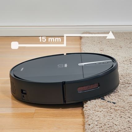 Niceboy ION Charles i4 - Smart robotic vacuum cleaner 2in1 4400 mAh Wi-Fi black + remote control