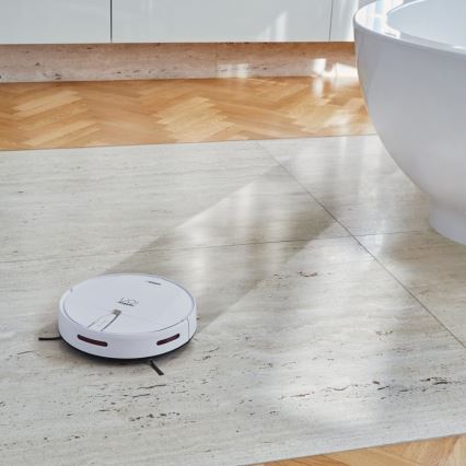 Niceboy ION Charles i4 - Smart robotic vacuum cleaner 2in1 4400 mAh Wi-Fi white + remote control