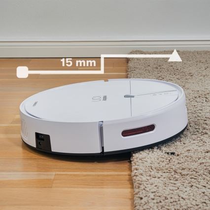 Niceboy ION Charles i4 - Smart robotic vacuum cleaner 2in1 4400 mAh Wi-Fi white + remote control