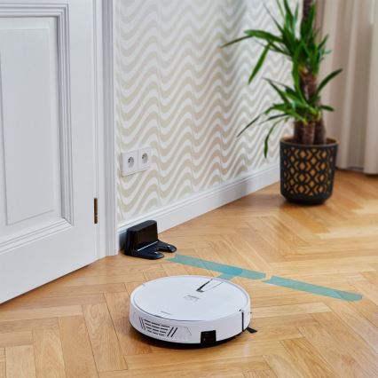 Niceboy ION Charles i4 - Smart robotic vacuum cleaner 2in1 4400 mAh Wi-Fi white + remote control