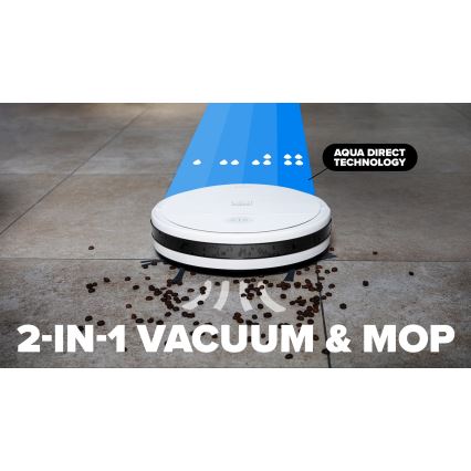 Niceboy ION Charles i6 - Smart robotic vacuum cleaner 2in1 2600 mAh Wi-Fi white