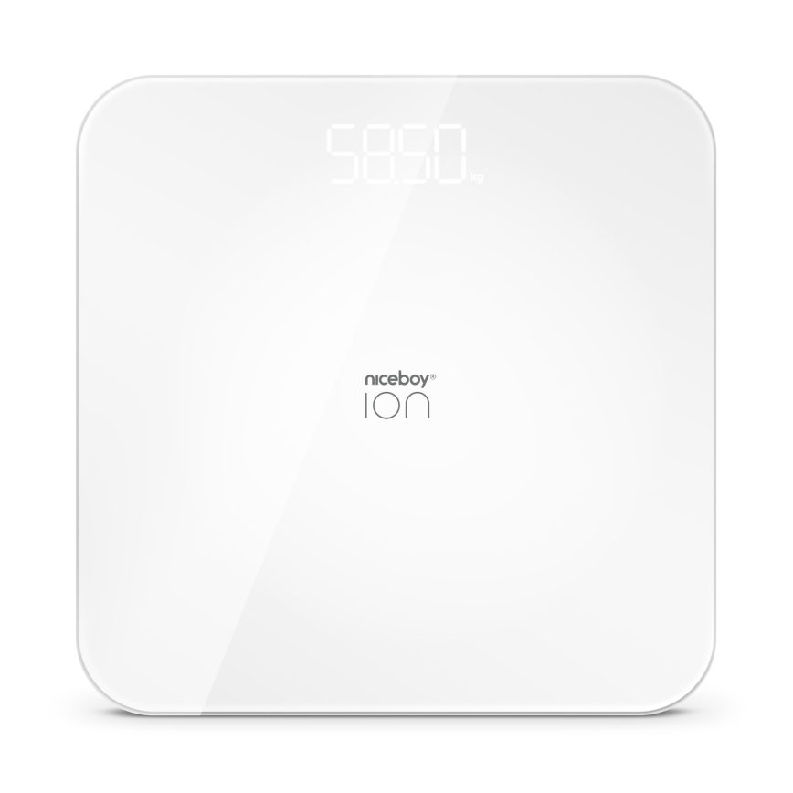 Niceboy ION FitScale - Digital personal scale 3xAAA white