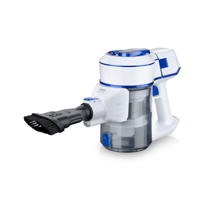Niceboy ION Hurricane H5 - Cordless stick vacuum cleaner 2in1 150W/2200 mAh white/blue