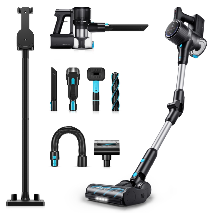 Niceboy ION Hurricane H9 - Flexible cordless stick vacuum cleaner 2in1 400W/2200 mAh black