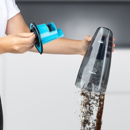 Niceboy ION Hurricane R1 - Rechargeable handheld vacuum cleaner 50W/2200 mAh white/blue