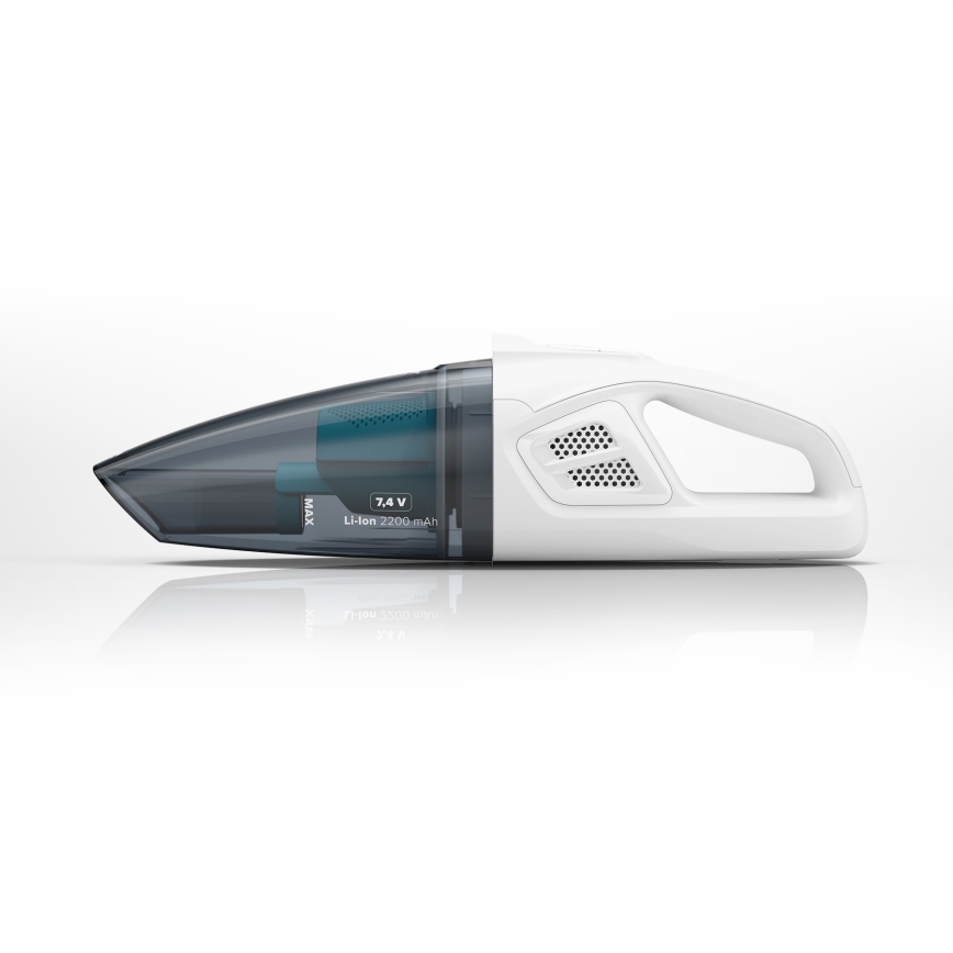 Niceboy ION Hurricane R1 - Rechargeable handheld vacuum cleaner 50W/2200 mAh white/blue