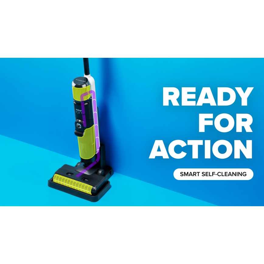 Niceboy ION Hurricane W9 - Cordless stick vacuum cleaner 2in1 180W/2600 mAh black