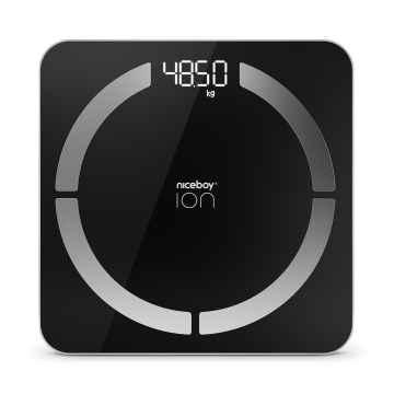 Niceboy ION SmartScale - Smart digital personal scale 3xAAA black