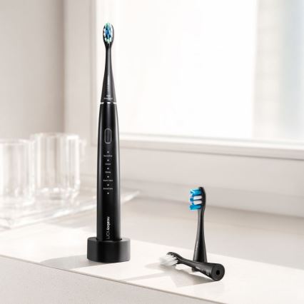 Niceboy ION Sonic Duo Pack - SET 2x Sonic toothbrush IPX7 black + white