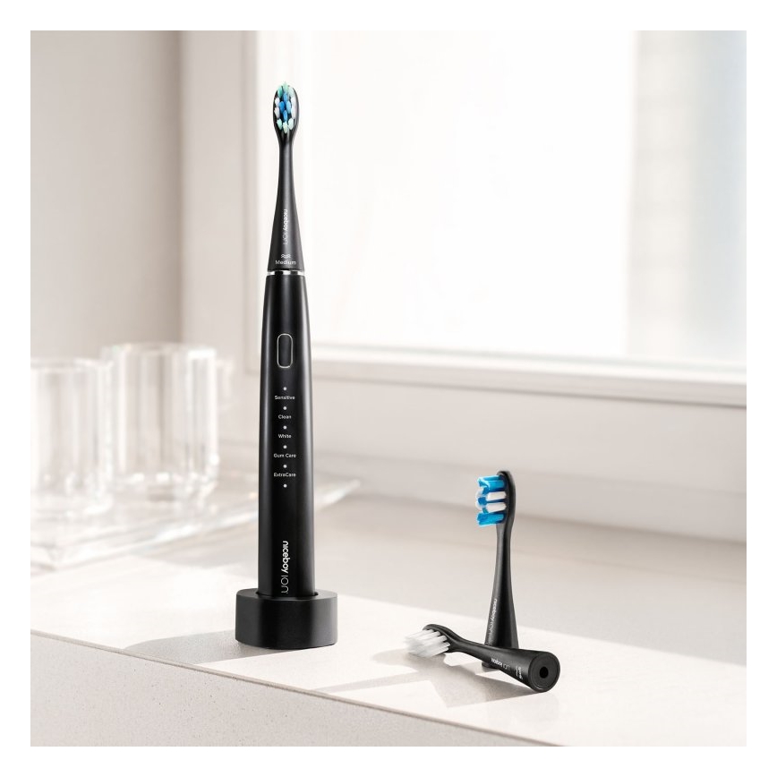Niceboy ION Sonic Duo Pack - SET 2x Sonic toothbrush IPX7 black + white