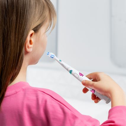 Niceboy ION Sonic Kids - Children's sonic toothbrush 500 mAh IPX7 white