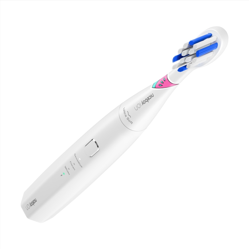 Niceboy ION Sonic Kids - Children's sonic toothbrush IPX7 white