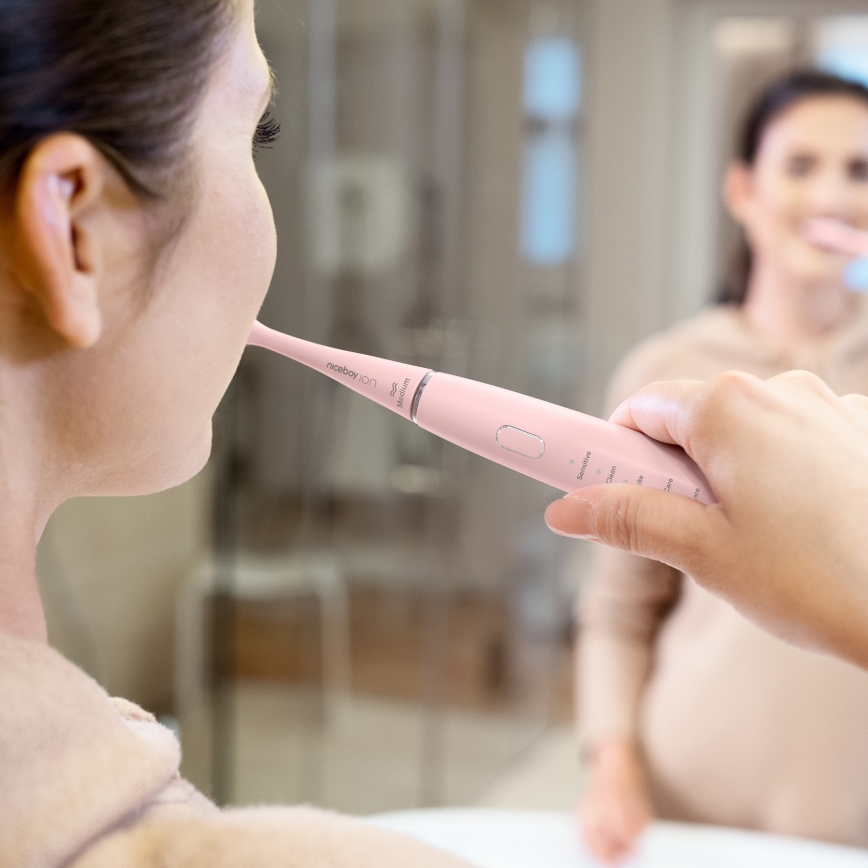 Niceboy ION Sonic - Sonic toothbrush IPX7 pink