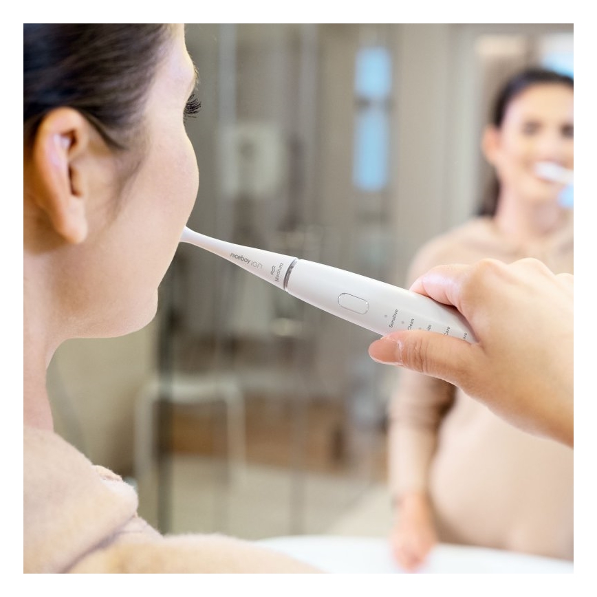 Niceboy ION Sonic - Sonic toothbrush IPX7 white