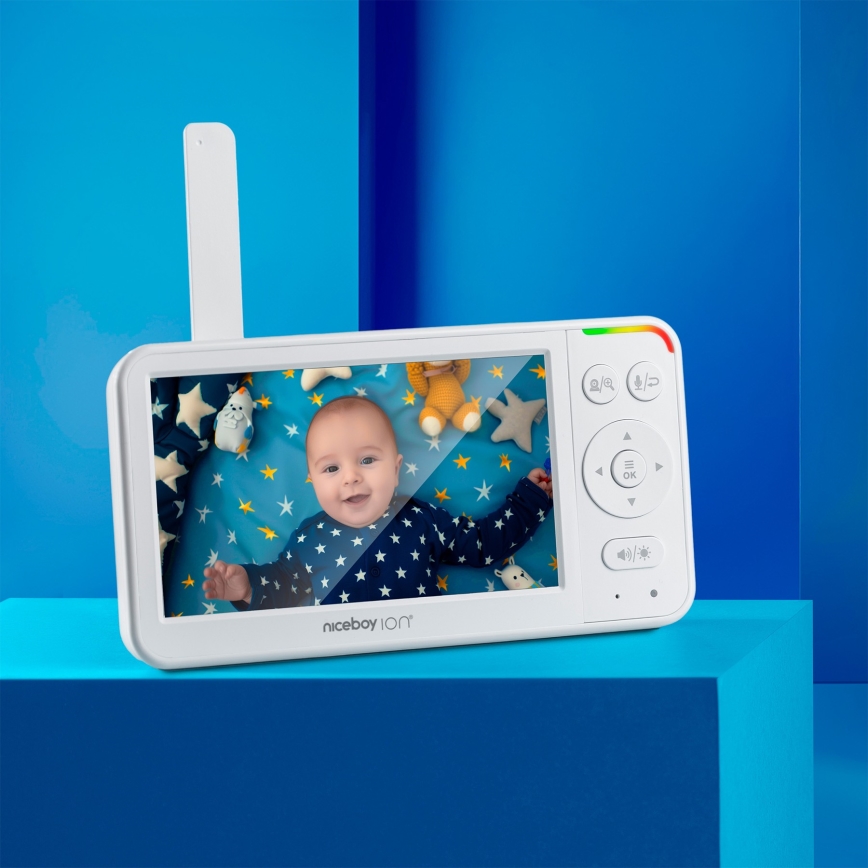 Niceboy ION Starlight SL5 - Baby monitor Full HD 1080p 4000 mAh 5V