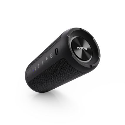 Niceboy Orion - LED Wireless speaker with a microphone 24W/2200 mAh IPX7 black