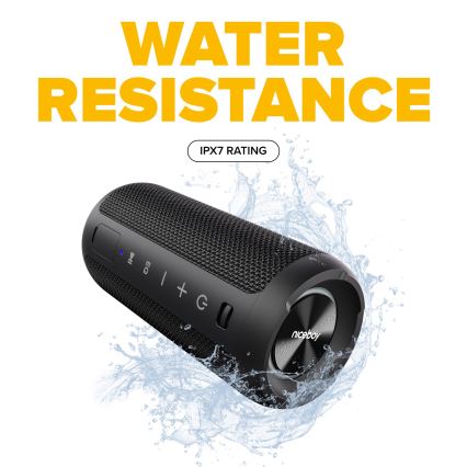 Niceboy Orion - LED Wireless speaker with a microphone 24W/2200 mAh IPX7 black