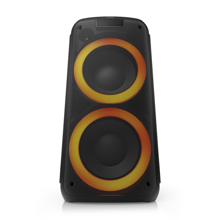 Niceboy PARTY Boss 2 - LED Wireless speaker with a microphone and power bank function 200W/4500 mAh + remote control