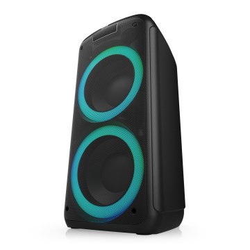 Niceboy PARTY Boss 2 - LED Wireless speaker with a microphone and power bank function 200W/4500 mAh + remote control