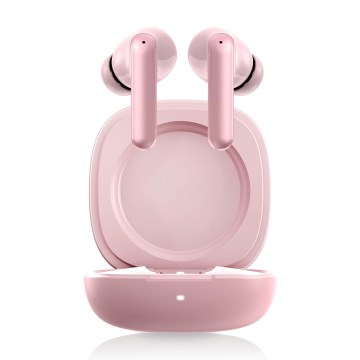 Niceboy Pins 4 PRO - Wireless earbuds with ANC, 380 mAh case + 2×35 mAh earbuds, IP54, pink