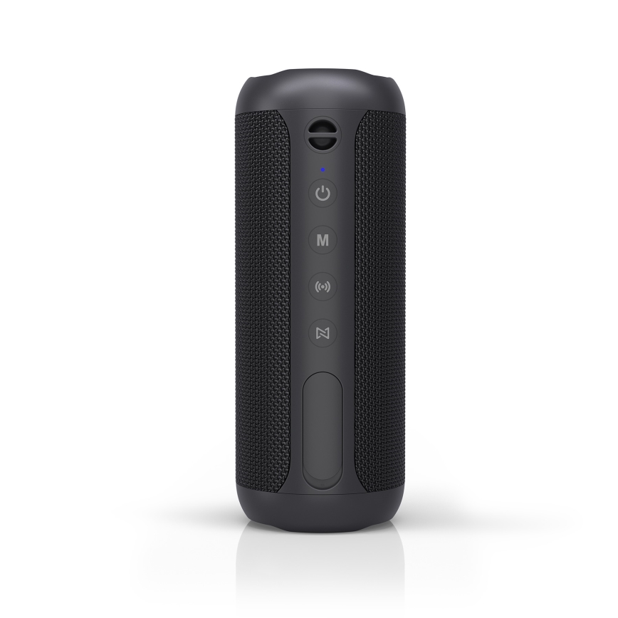 Niceboy Polaris - LED Wireless speaker with a microphone 30W/2000 mAh IPX7 black