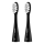Niceboy - SET 2x Replacement head Soft for toothbrush ION Sonic and SmartSonic black