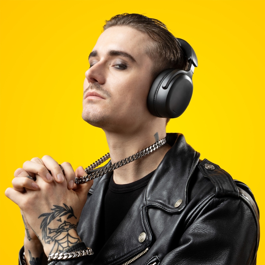 Niceboy Sora - Wireless headphones with a microphone 250 mAh IPX4 black