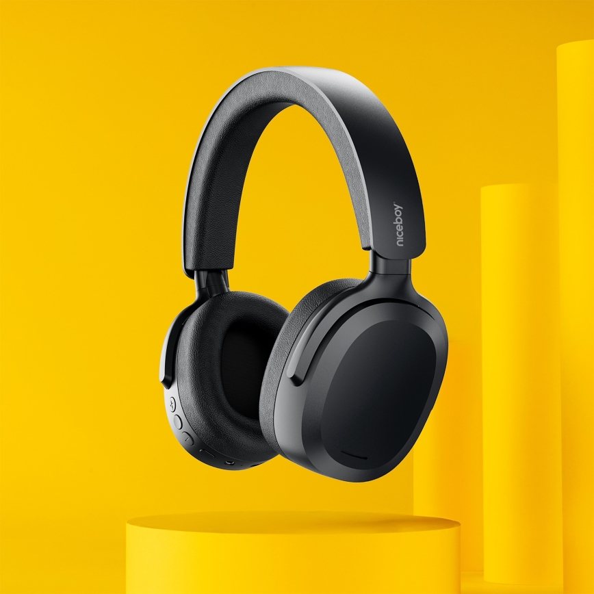 Niceboy Sora - Wireless headphones with a microphone 250 mAh IPX4 black