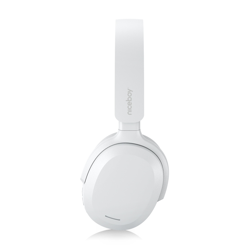 Niceboy Sora - Wireless headphones with a microphone 250 mAh IPX4 white