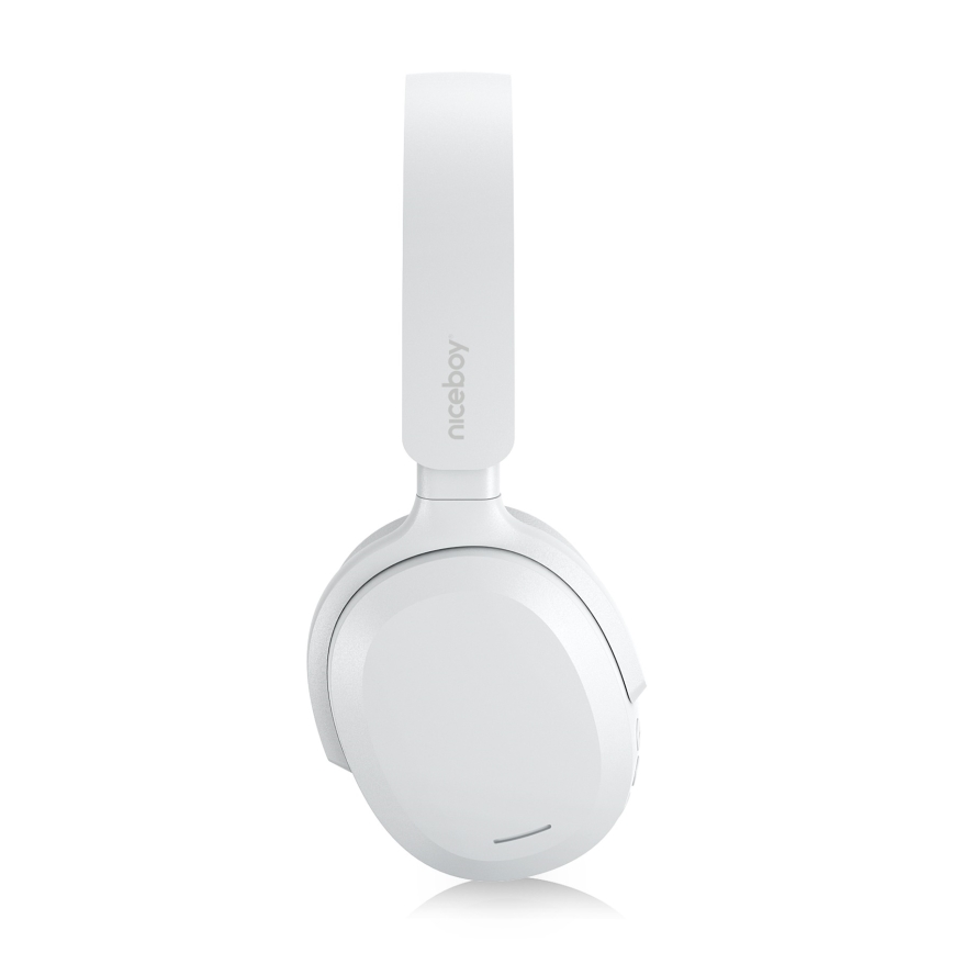 Niceboy Sora - Wireless headphones with a microphone 250 mAh IPX4 white