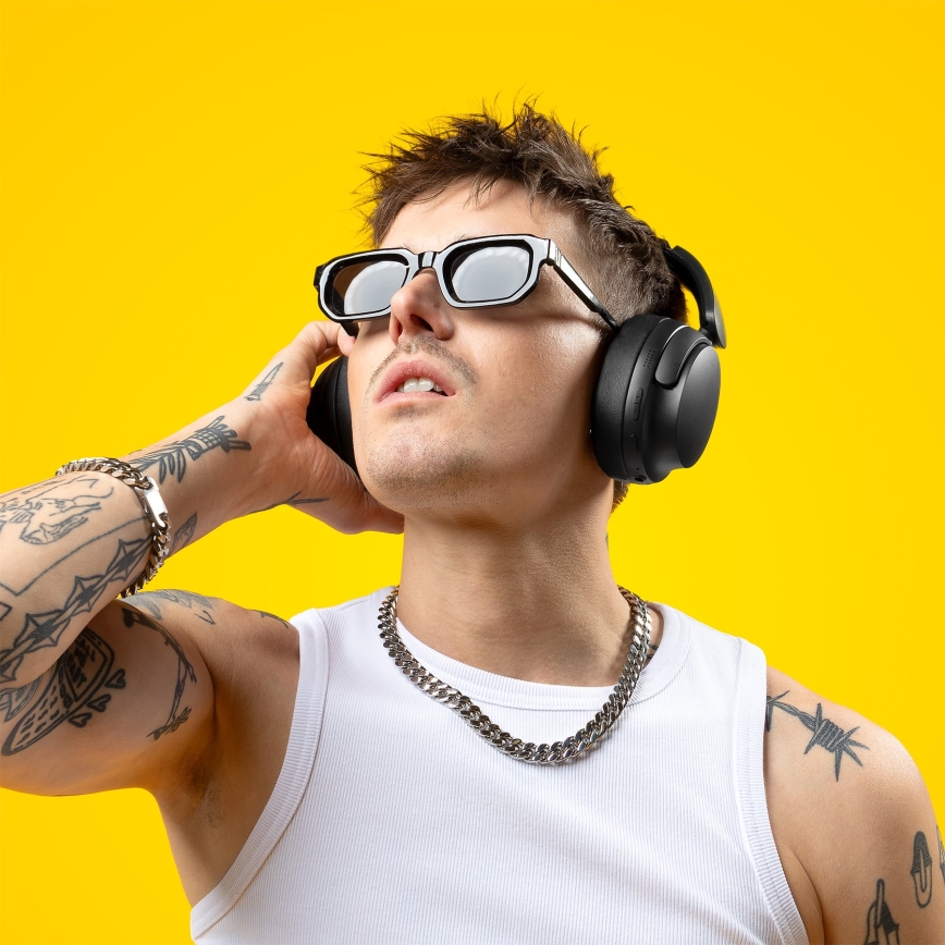 Niceboy Stellar - Wireless headphones with a microphone and ANC 400 mAh IPX4 black