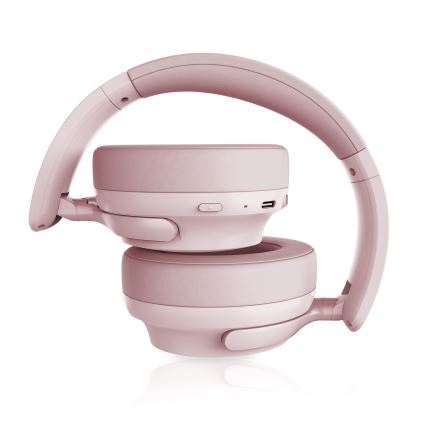 Niceboy Stellar - Wireless headphones with microphone and Active Noise Cancellation (ANC), 400 mAh, IPX4, Pink