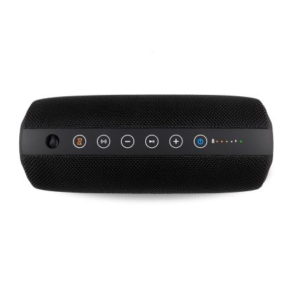 Niceboy Titan 4 - LED Wireless speaker with a microphone and power bank function 50W/4000 mAh IPX7 black