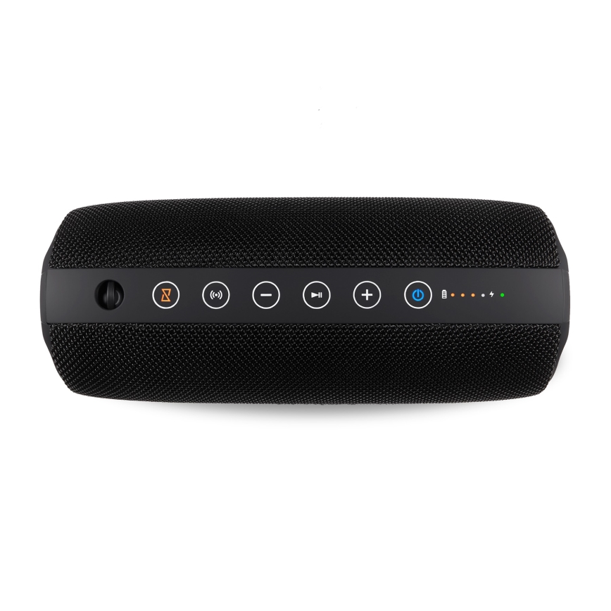 Niceboy Titan 4 - LED Wireless speaker with a microphone and power bank function 50W/4000 mAh IPX7 black