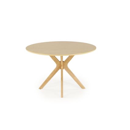 NICOLAS dining table, 120 cm diameter, brown