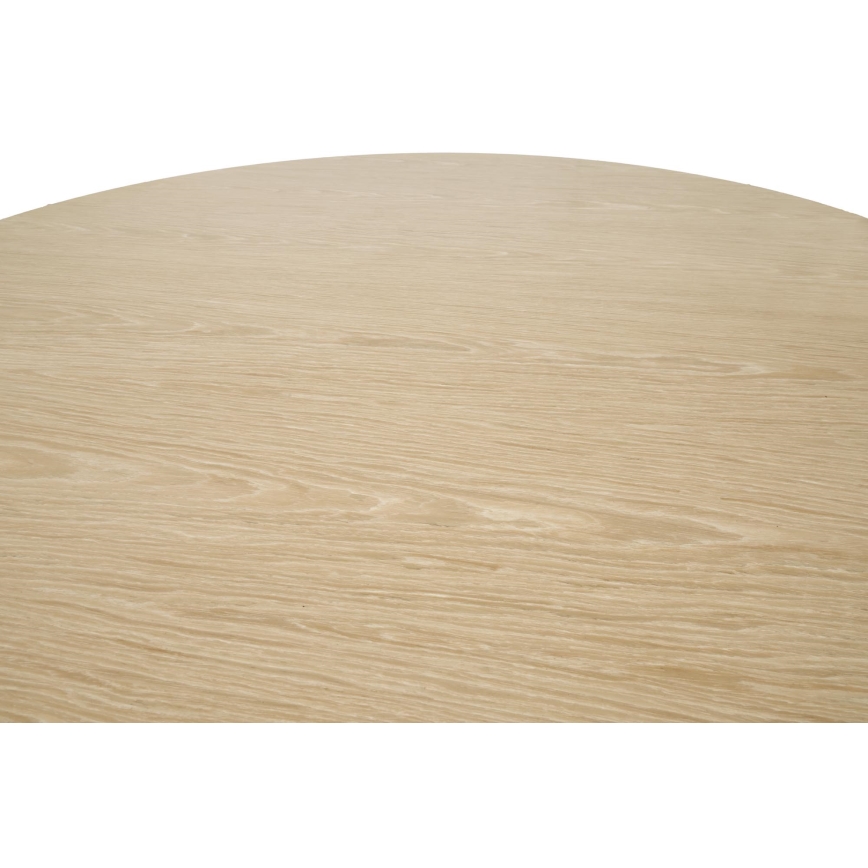 NICOLAS dining table, 120 cm diameter, brown