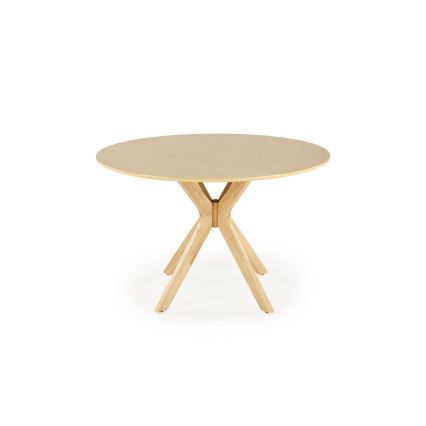 NICOLAS dining table, 120 cm diameter, brown