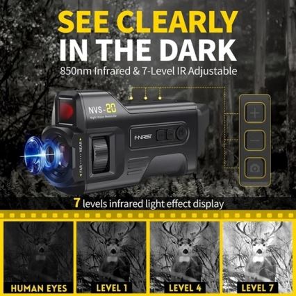 Night Vision Monocular 6x25 2000 mAh