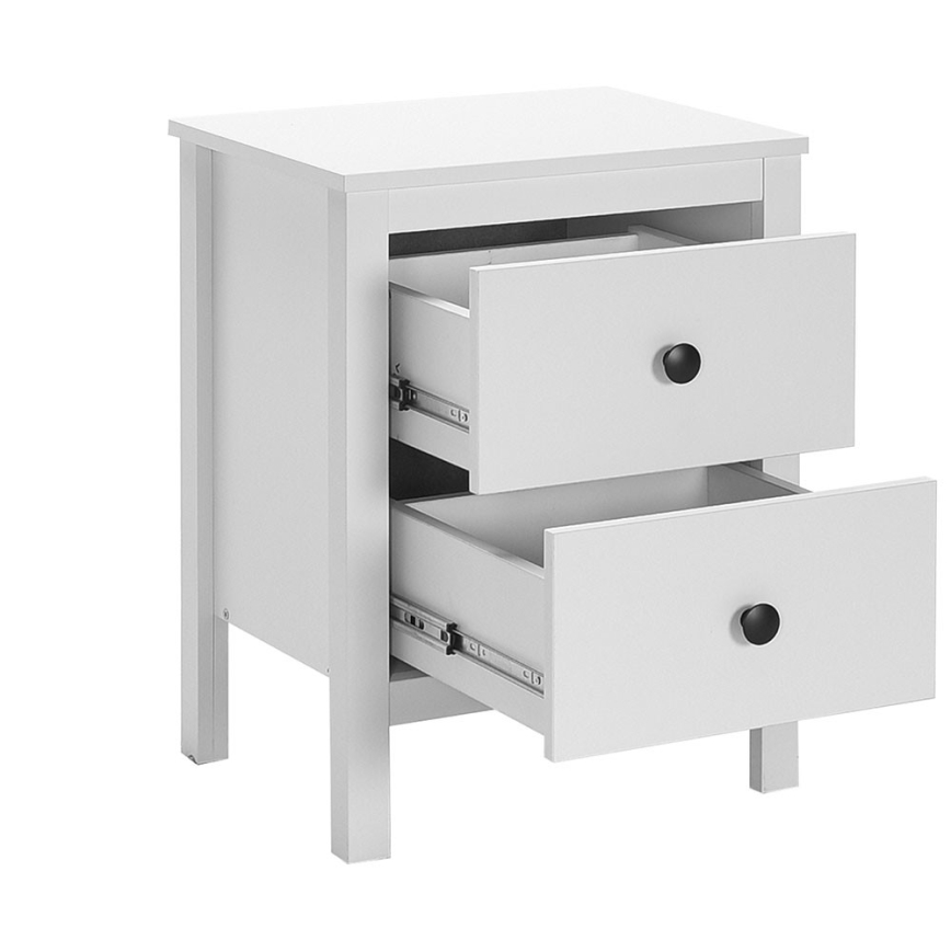 Nightstand 61x46 cm white