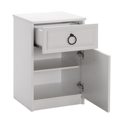 Nightstand 63x40 cm white