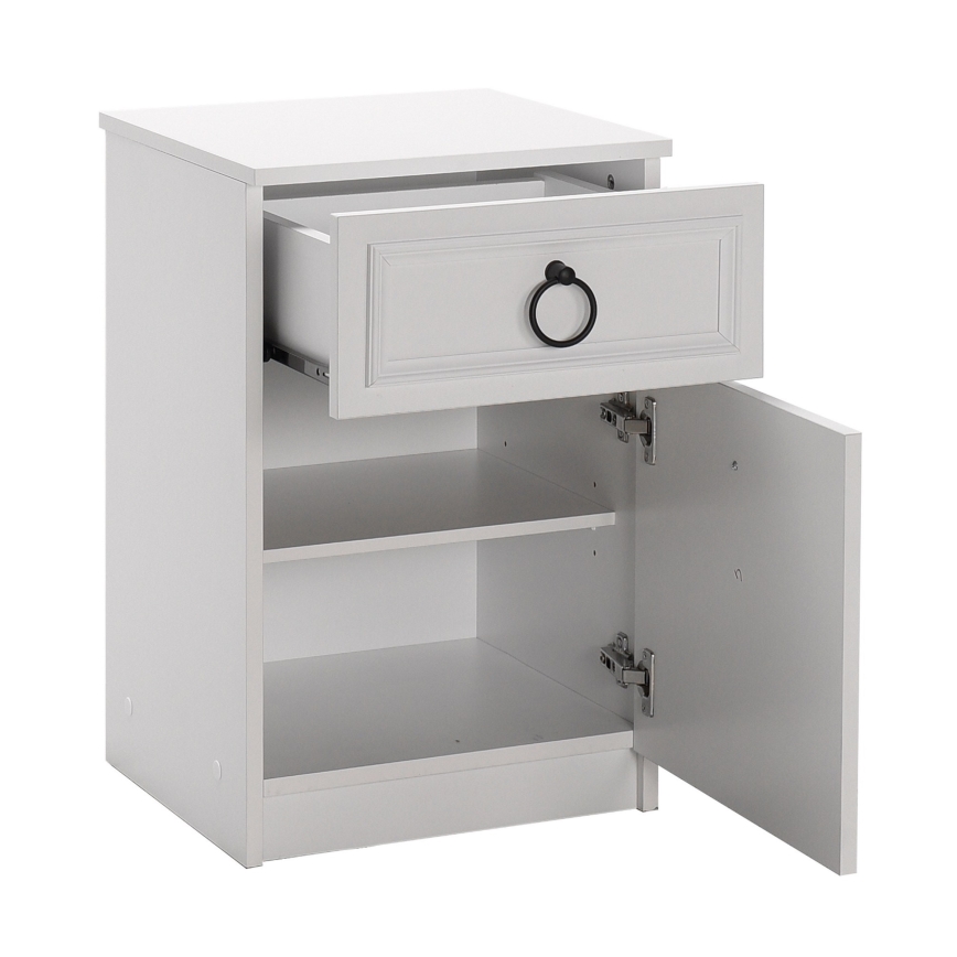 Nightstand 63x40 cm white