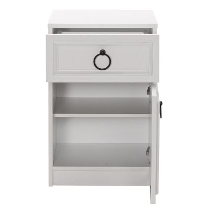 Nightstand 63x40 cm white