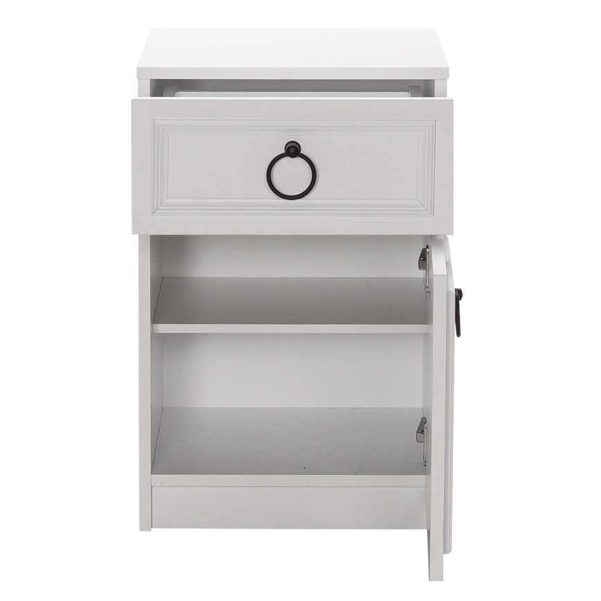 Nightstand 63x40 cm white