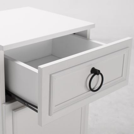 Nightstand 63x40 cm white