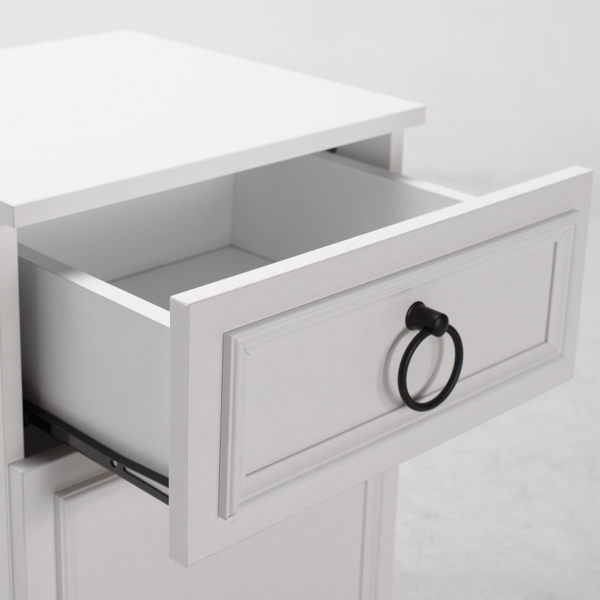 Nightstand 63x40 cm white