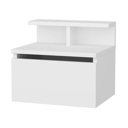 Nightstand ALICE 39,8x35 cm white