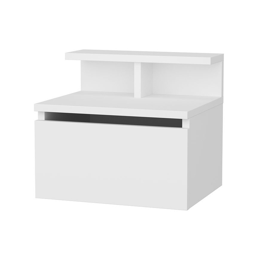 Nightstand ALICE 39,8x35 cm white