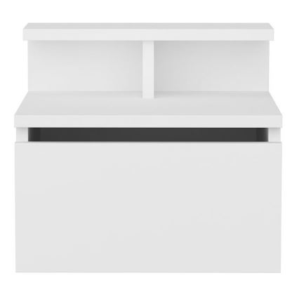Nightstand ALICE 39,8x35 cm white