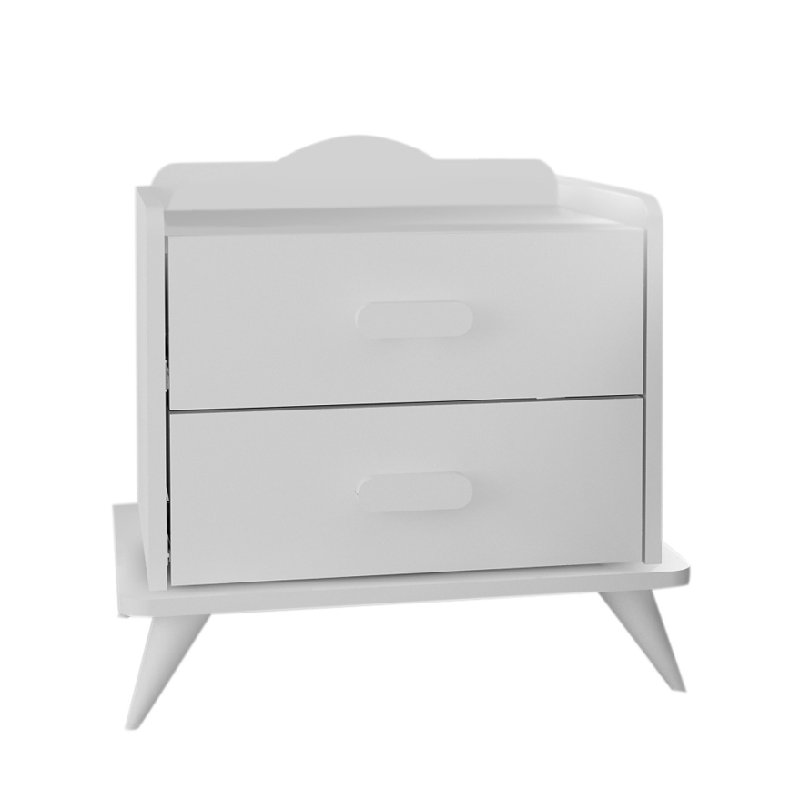 Nightstand ANDAZ 58,6x60 cm white